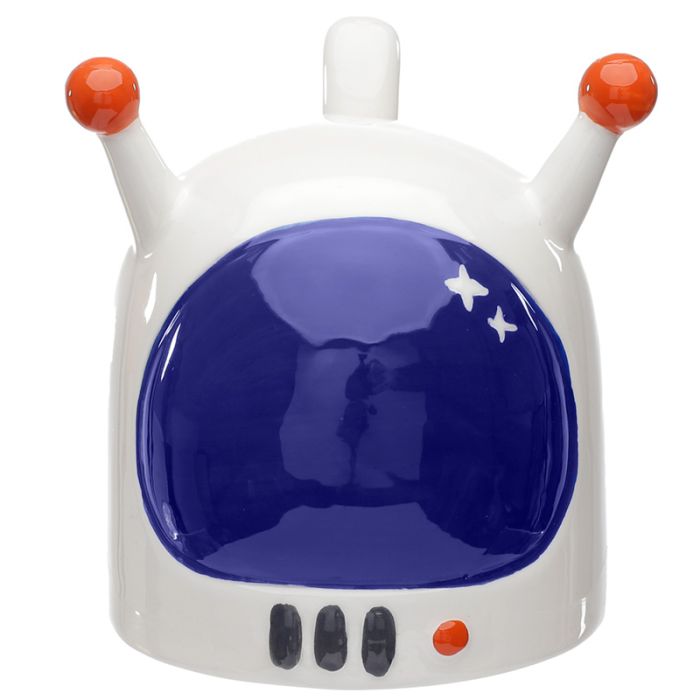 Space Cadet Astronaut Spaceman Helmet Upside Down Ceramic Shaped Mug