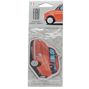 Orange Scented Retro Red Fiat 500 Air Freshener