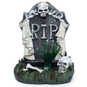 RIP Zombie Hand Tombstone Backflow Incense Burner