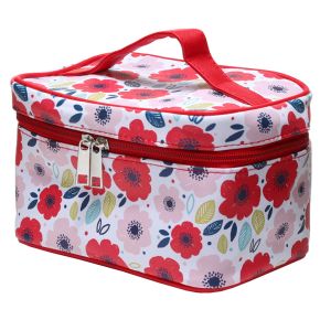 Poppy Pick of the Bunch Zip Around Makeup Bag with Handle