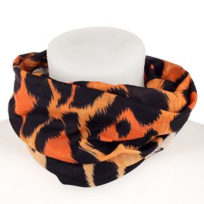 Leopard Animal Print Neck Warmer Tube Scarf