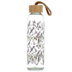 Lavender Fields Pick of the Bunch 500ml Glass Water Bottle