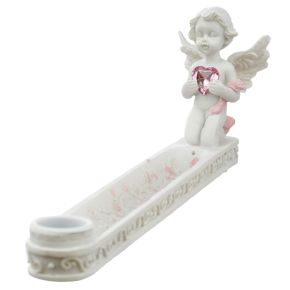 Peace of Heaven Follow Your Heart Cherub Ashcatcher Incense Burner