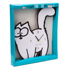 Simon's Cat Shaped Picture Clock