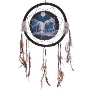 Lisa Parker Warriors of Winter Wolf Dreamcatcher 33cm