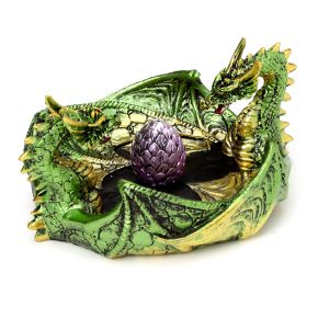Dark Legends Earth Dragon Egg Ashcatcher Incense Burner