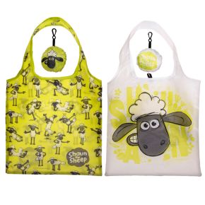 Foldable Reusable Shopping Bag Aardman Shaun The Sheep