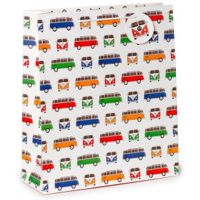 Volkswagen VW T1 Camper Bus Multi Design Gift Bag Extra Large