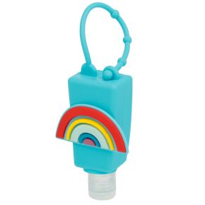 Gel Hand Sanitiser Somewhere Rainbow Silicone Cover