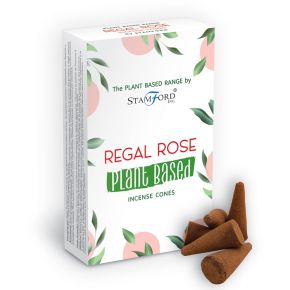 46224 Stamford Plant Based Incense Cones Regal Rose
