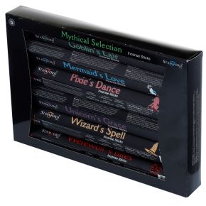 37324 Stamford Hex Black Incense Sticks 6 Pack Variety Set Mythical Grace