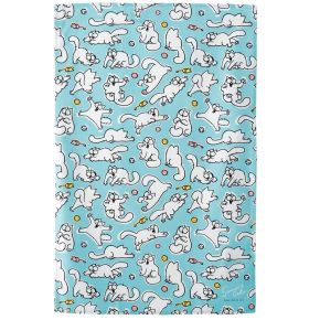 Cotton Tea Towel Simon's Cat 2021