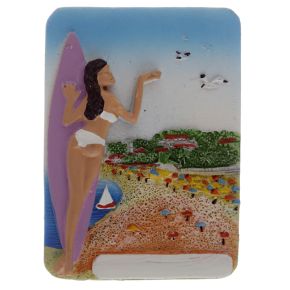 Souvenir Seaside Magnet Surfer & Beach