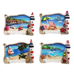 3D Printed Souvenir Seaside Magnet Beach Lighthouse