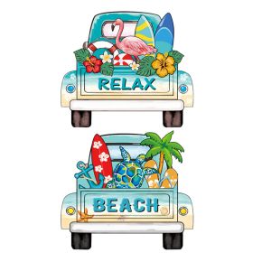 3D Printed Souvenir Seaside Magnet Seaside Beach Car