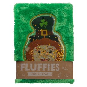 Lucky Leprechaun Plush Fluffies A5 Notebook