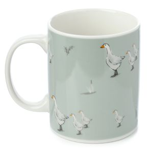 Willow Farm Geese Porcelain Mug