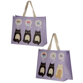 Feline Fine Cat Reusable Shopping Bag
