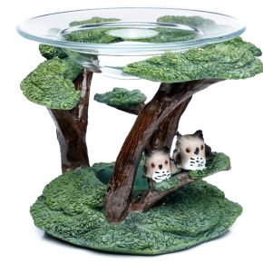 Owls with Tree Resin Oil & Wax Burner