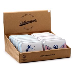 Volkswagen VW T1 Camper Bus Explore More Zip Around Small Wallet Purse