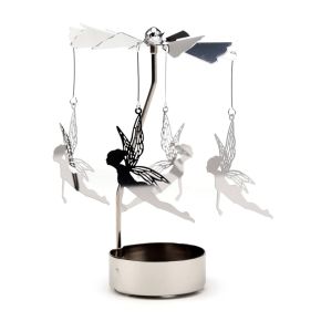 Fairy Rotating Carousel Spinning Tea Light Candle Holder