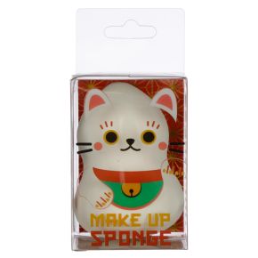 Maneki Neko Lucky Cat White Makeup Sponge Beauty Blender