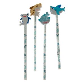 Shark Pencil & Eraser Topper