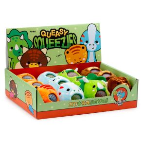 Queasy Squeezies Cutiesaur Dinosaur Plush Squeezy Toy