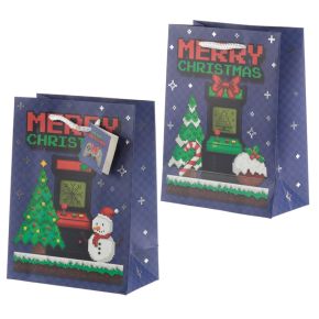 Christmas Game Over Gift Bag Medium